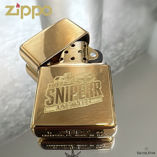 Zippo original upaljač zlatni sjajni - Silver Star