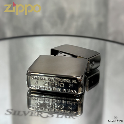 Zippo original upaljač 1941 REPLICA BLACK ICE - Silver Star