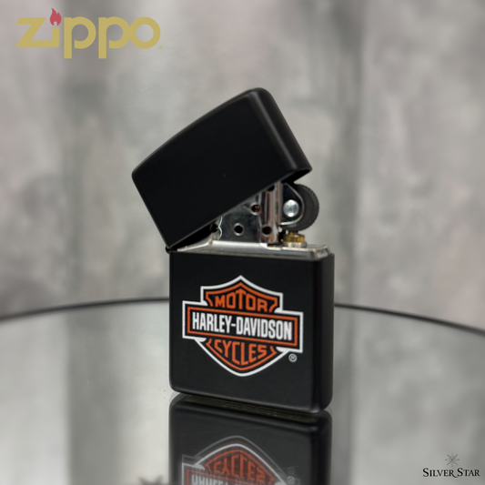 Zippo original upaljač HARLEY DAVIDSON crni - Silver Star