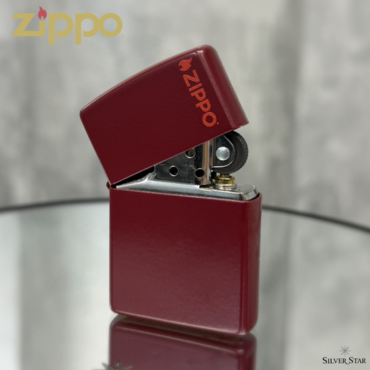 Zippo original upaljač MERLOT MATTE ZIPPO LOGO