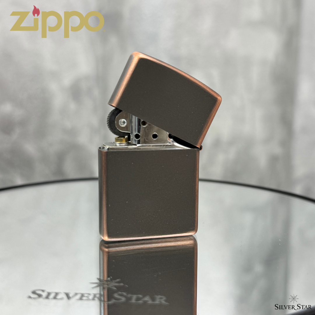 Zippo original upaljač RUSTIC BRONZE Zippo logo - Silver Star