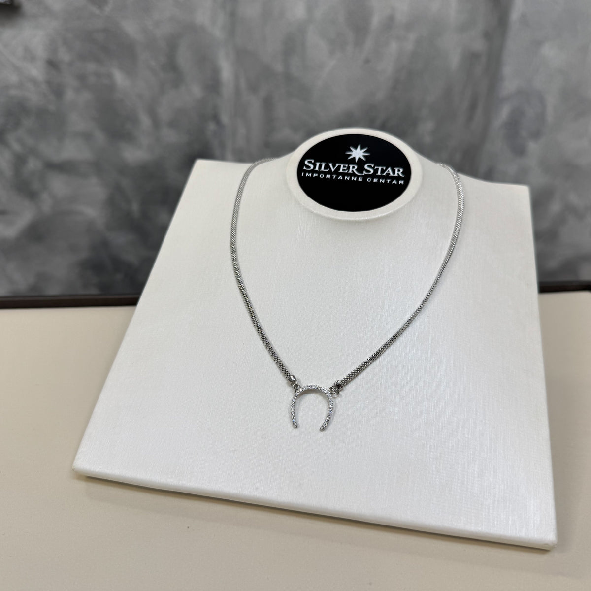 Srebrna ogrlica CALZA potkova - Silver Star