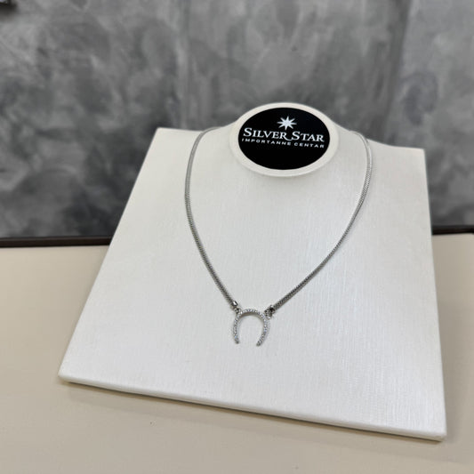 Srebrna ogrlica CALZA potkova - Silver Star