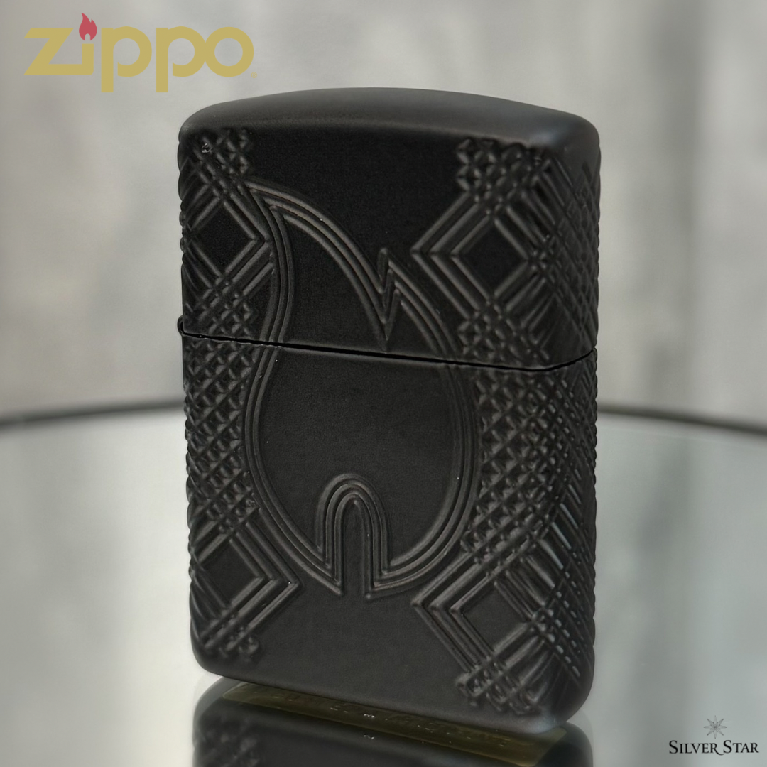 Zippo original upaljač FLAME DESIGN BLACK 360 ARMOR CASE