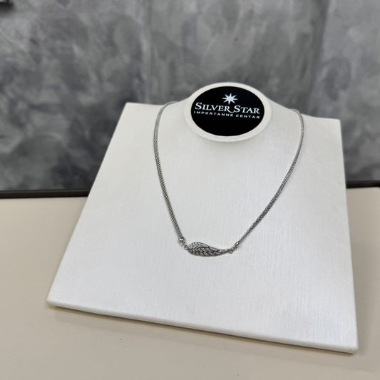 Srebrna ogrlica CALZA anđeosko krilo - Silver Star