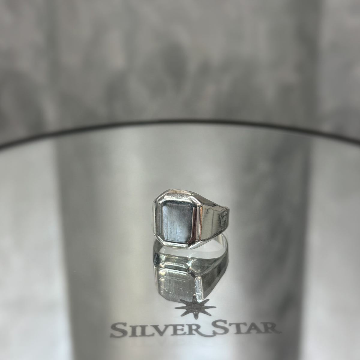 Srebrni pečatnjak sa graviranjem po Vašoj želji - Silver Star