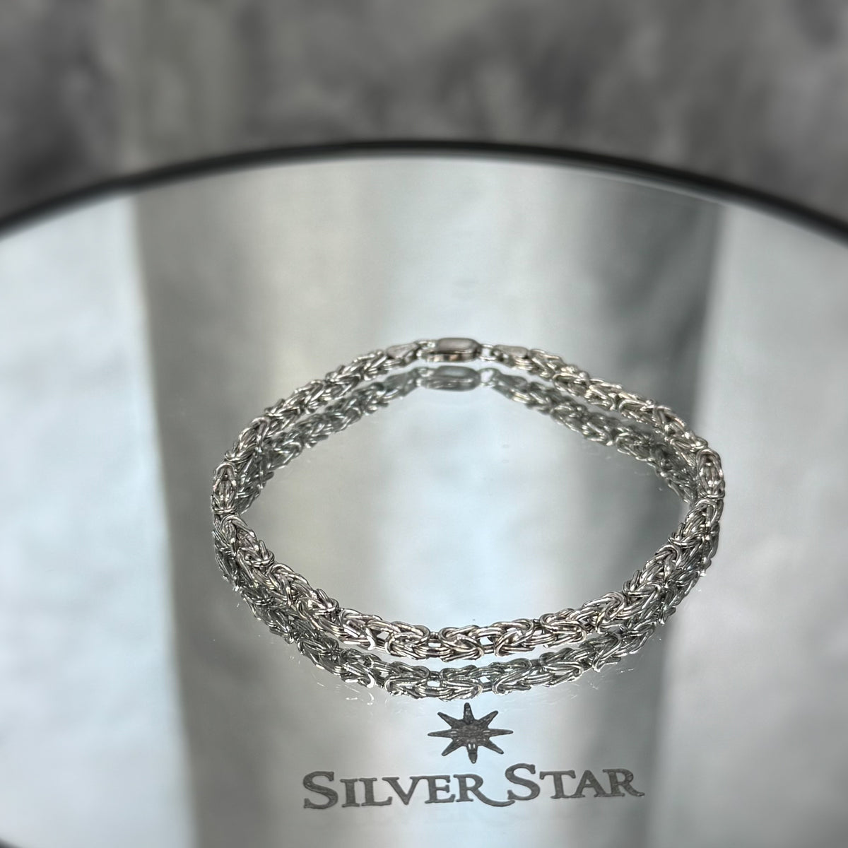 Srebrna narukvica kraljevski vez - Silver Star