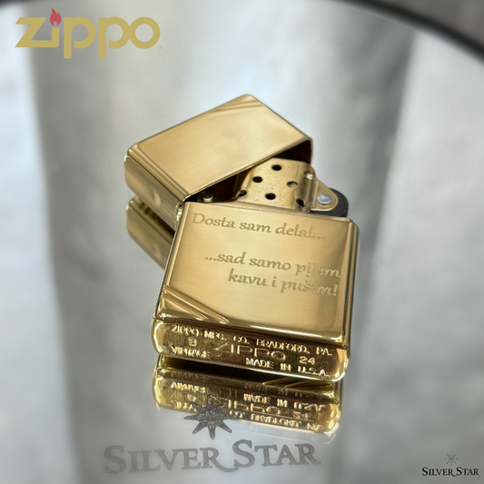 Zippo original upaljač VINTAGE LOOK - Silver Star