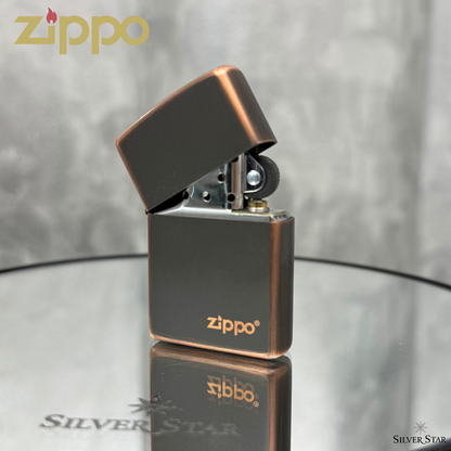 Zippo original upaljač RUSTIC BRONZE Zippo logo - Silver Star