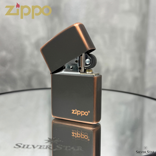 Zippo original upaljač RUSTIC BRONZE Zippo logo - Silver Star