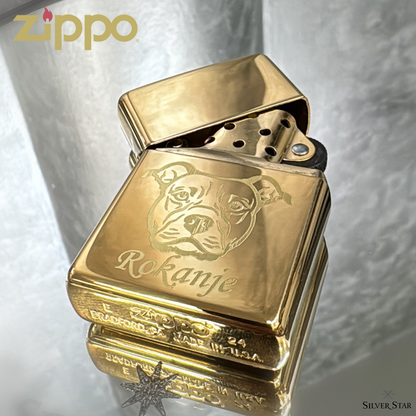 Zippo original upaljač zlatni sjajni - Silver Star