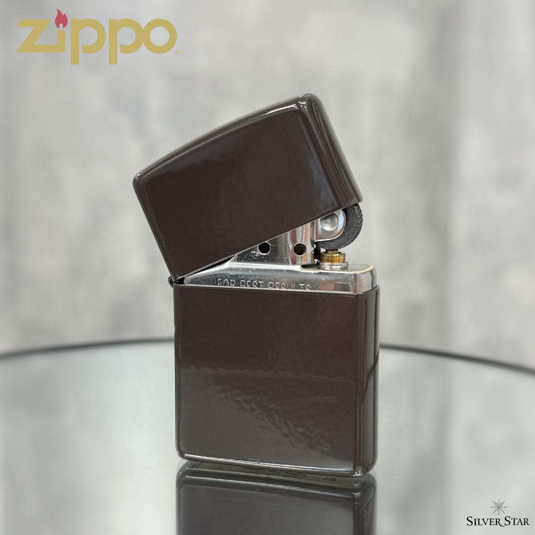 Zippo original upaljač smeđi mat - Silver Star