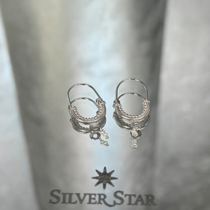 Srebrne konavoske naušnice 925 - Silver Star
