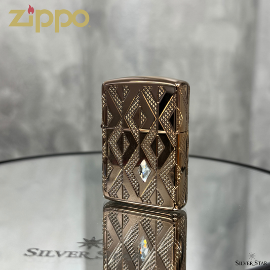 Zippo original upaljač Rose Gold ARMOUR 360 - Silver Star
