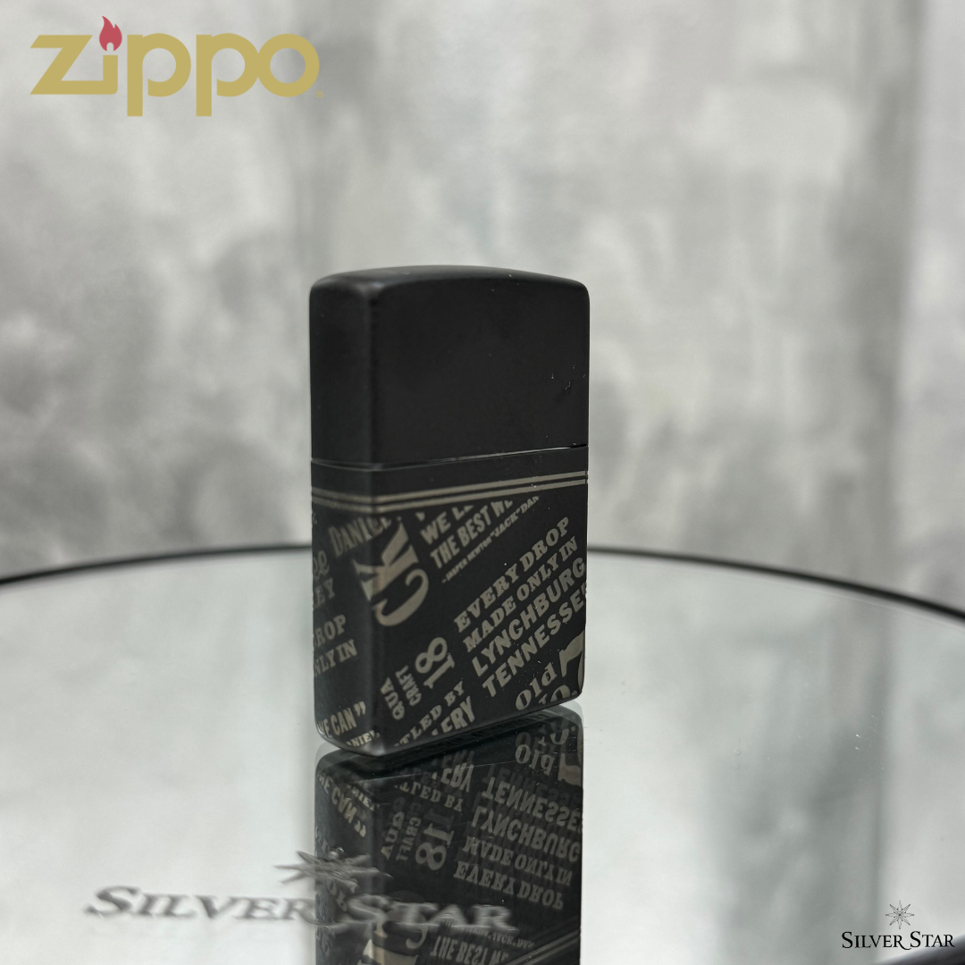 Zippo original upaljač 360 JACK DANIELS premium - Silver Star
