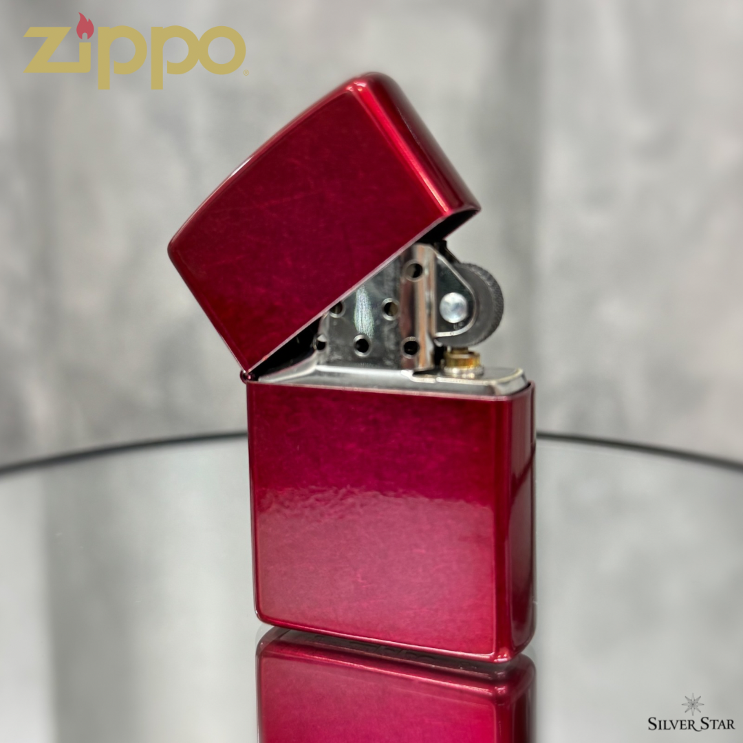 Zippo original upaljač RED CANDY - Silver Star