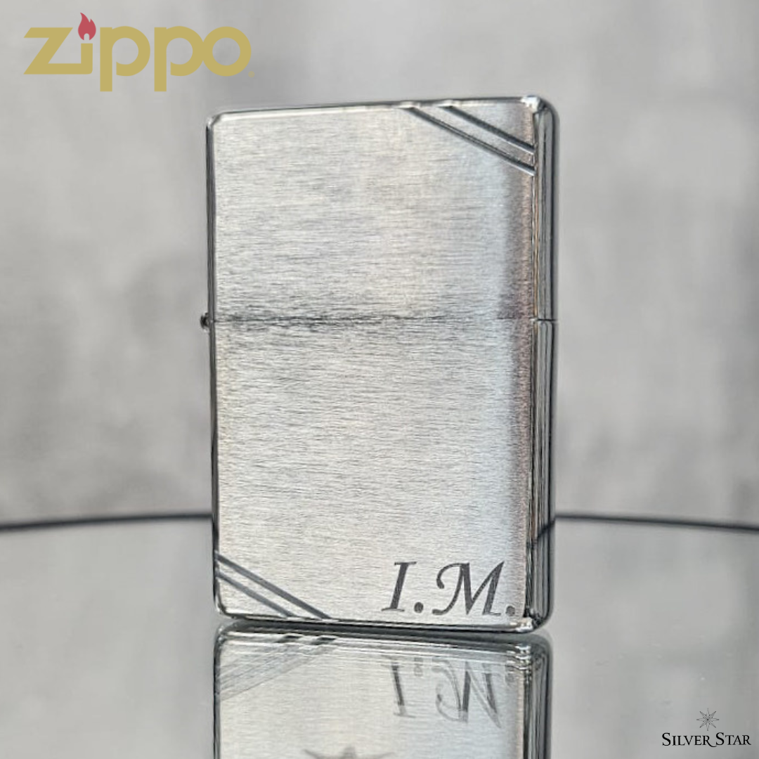 Zippo original upaljač VINTAGE LOOK matirani - Silver Star