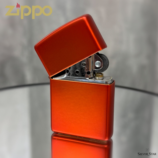 Zippo original upaljač METALIK CRVENI - Silver Star