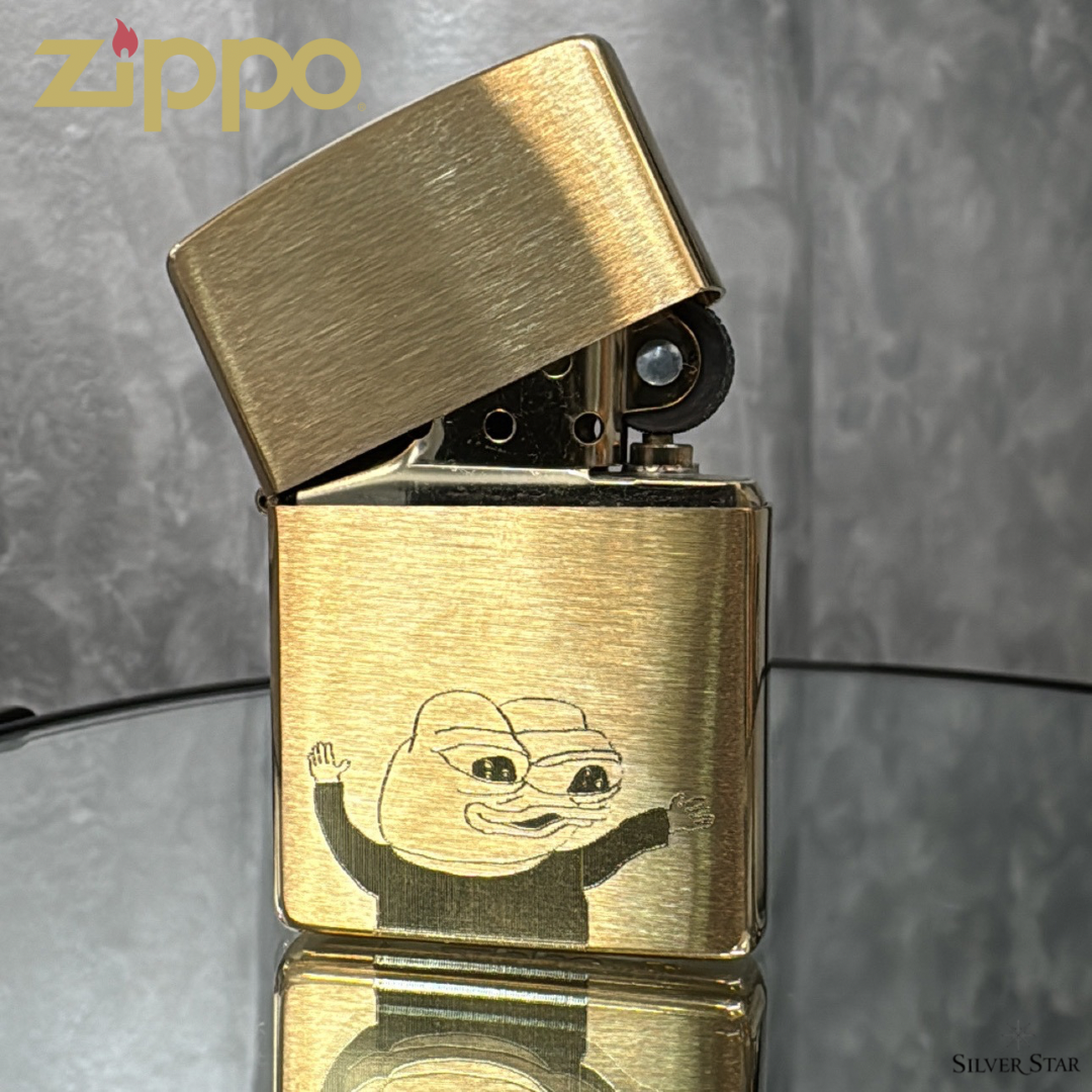 Zippo original upaljač zlatni - Silver Star