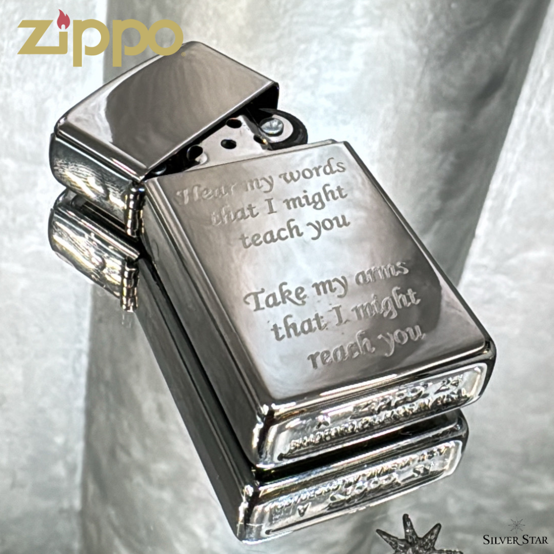 Zippo original upaljač SLIM model srebrni - Silver Star