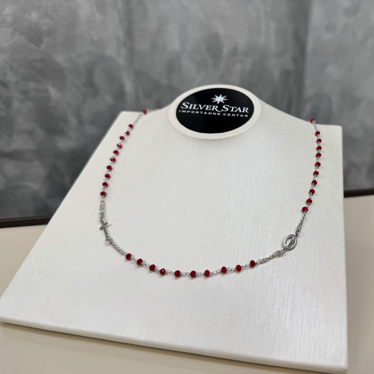 Srebrna ogrlica krunica - Silver Star