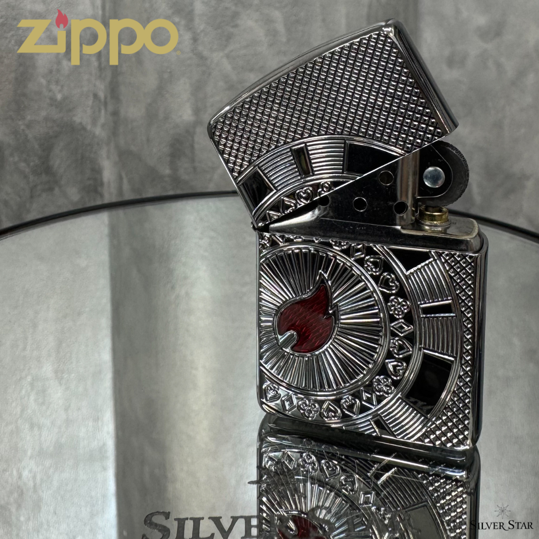 Zippo original upaljač Poker Chip - Silver Star