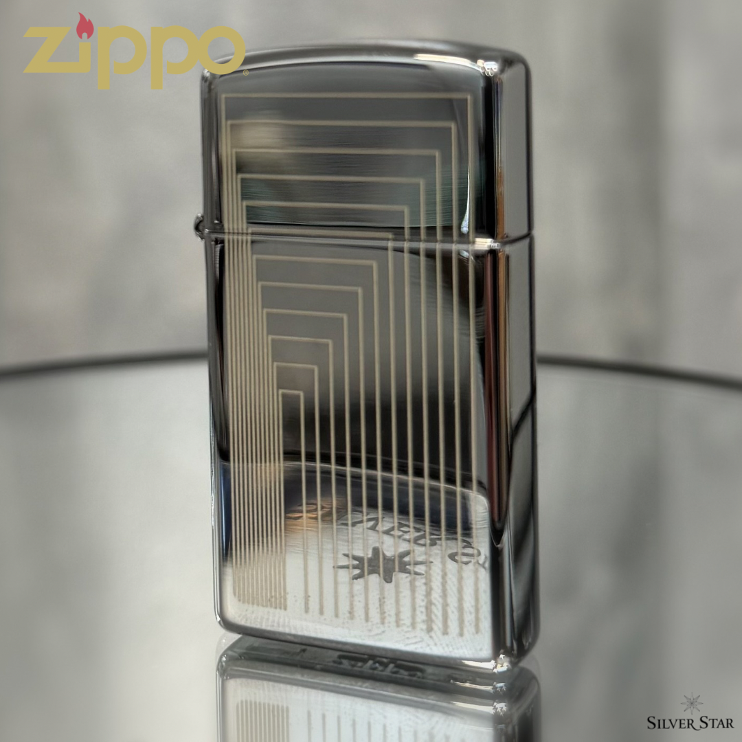 Zippo original upaljač SLIM laser pattern