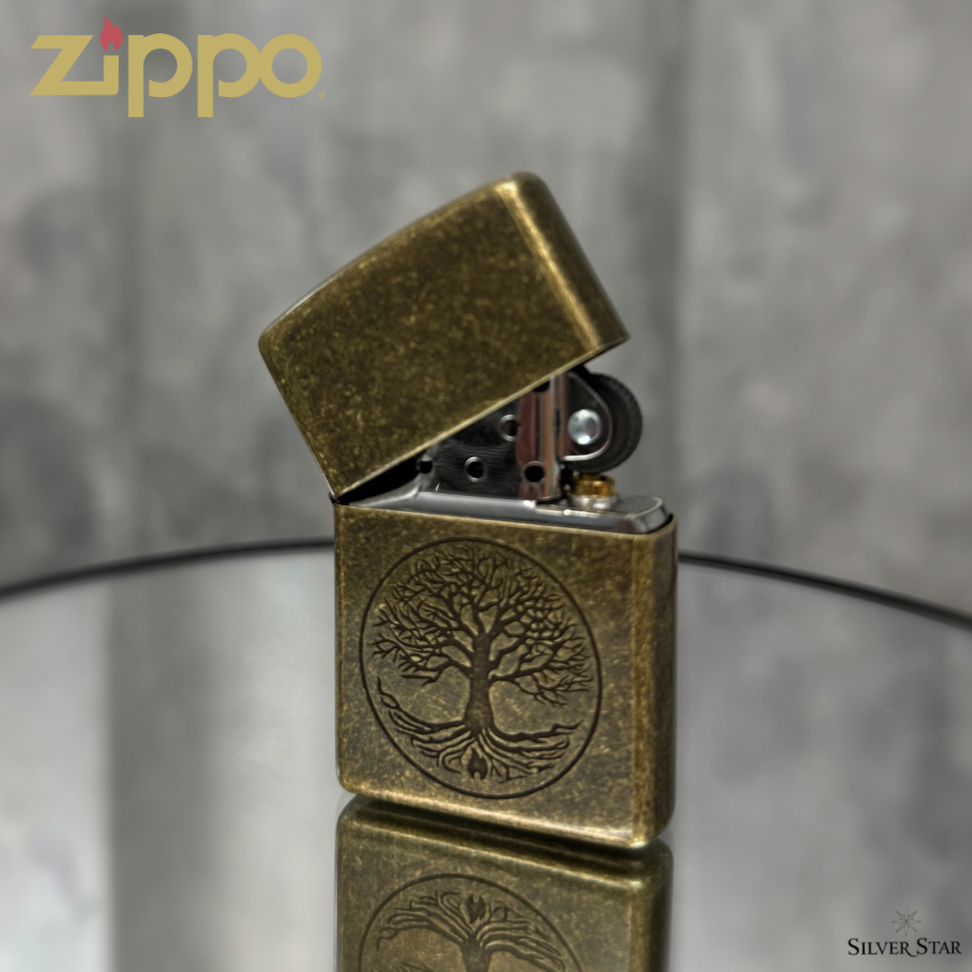 Zippo original upaljač DRVO ŽIVOTA - Silver Star