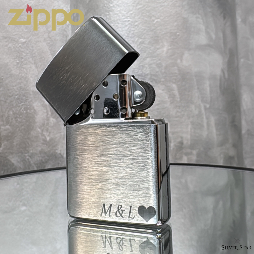 Zippo original upaljač Matirani - Silver Star