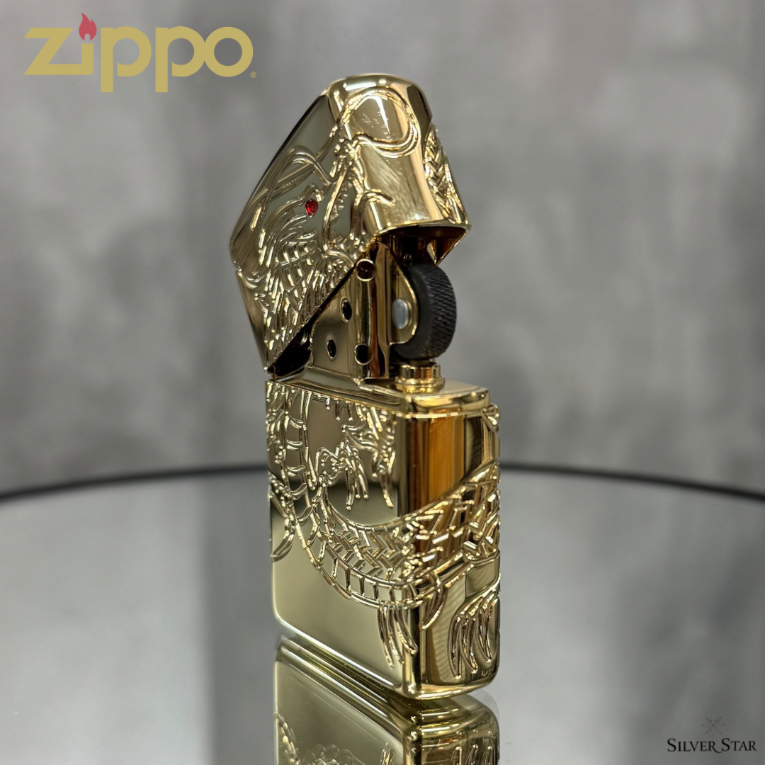 Zippo original upaljač ARMOUR 360 Luxury Edition DRAGON - Silver Star