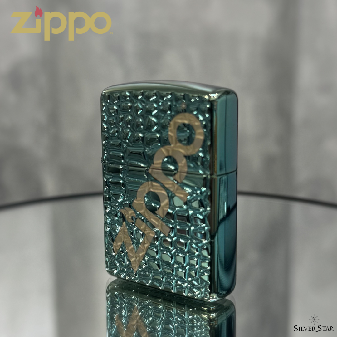 Zippo original upaljač CAMELEON ARMOUR CASE - Silver Star